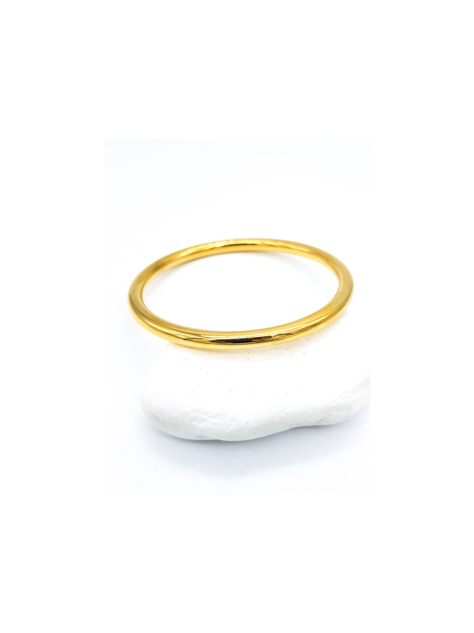 Χειροπέδα Simple Hoop 5mm χρυσή