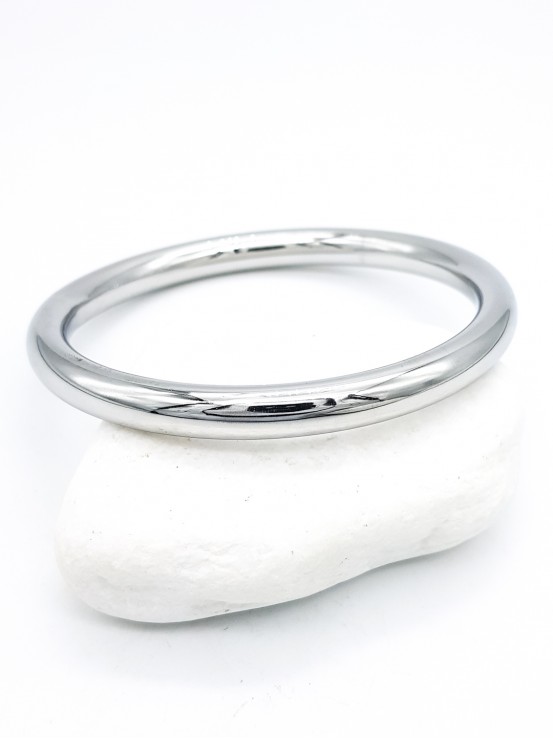 Χειροπέδα Simple Hoop 7mm ασημί