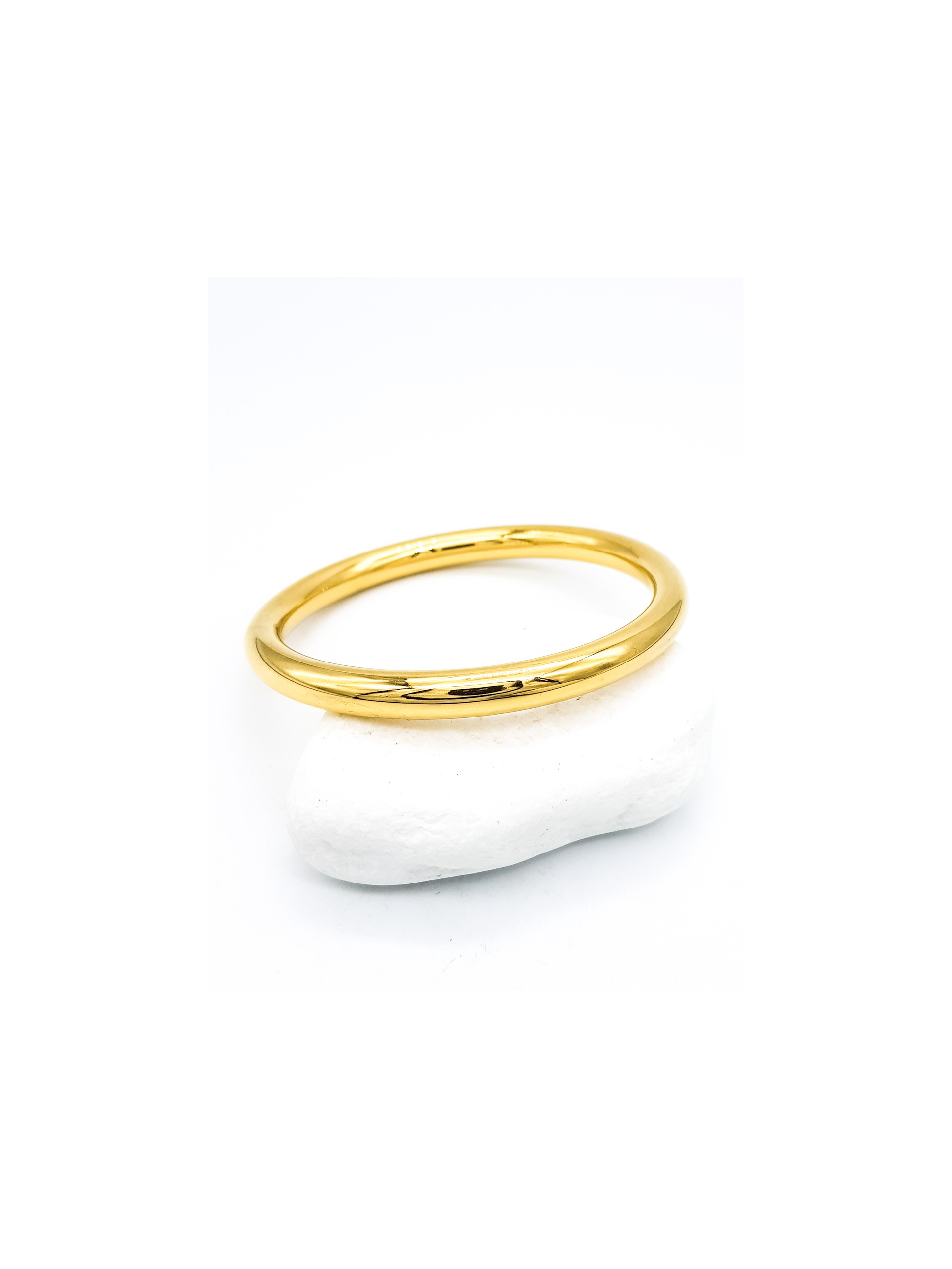 Χειροπέδα Simple Hoop 7mm χρυσή