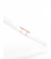 Σκουλαρίκι Ear Cuff diamond bar ροζ