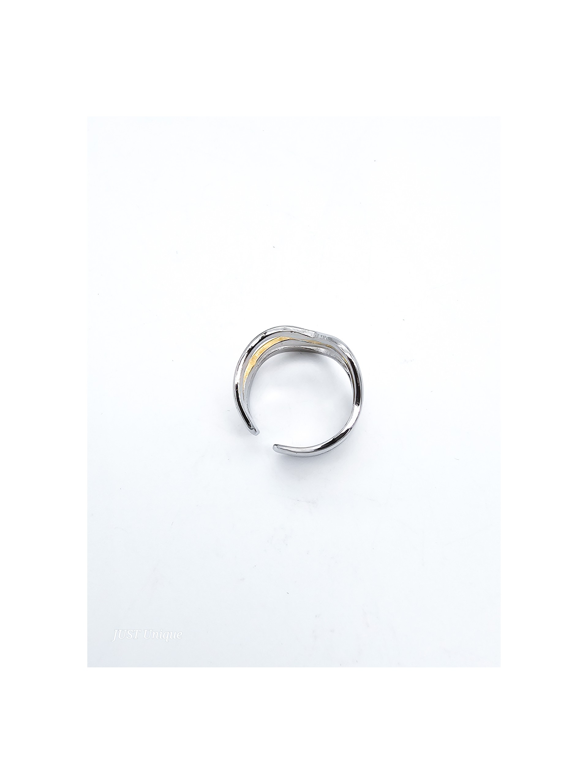 Δαχτυλίδι Olympia δίχρωμο