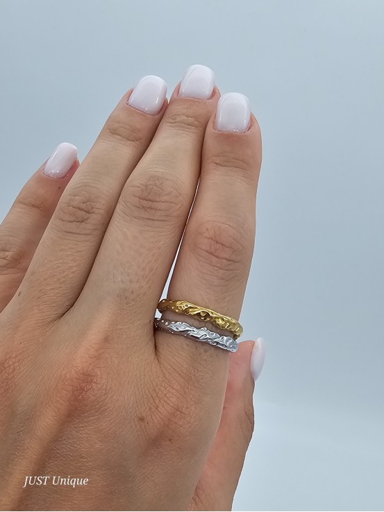 Δαχτυλίδι Ilia δίχρωμο