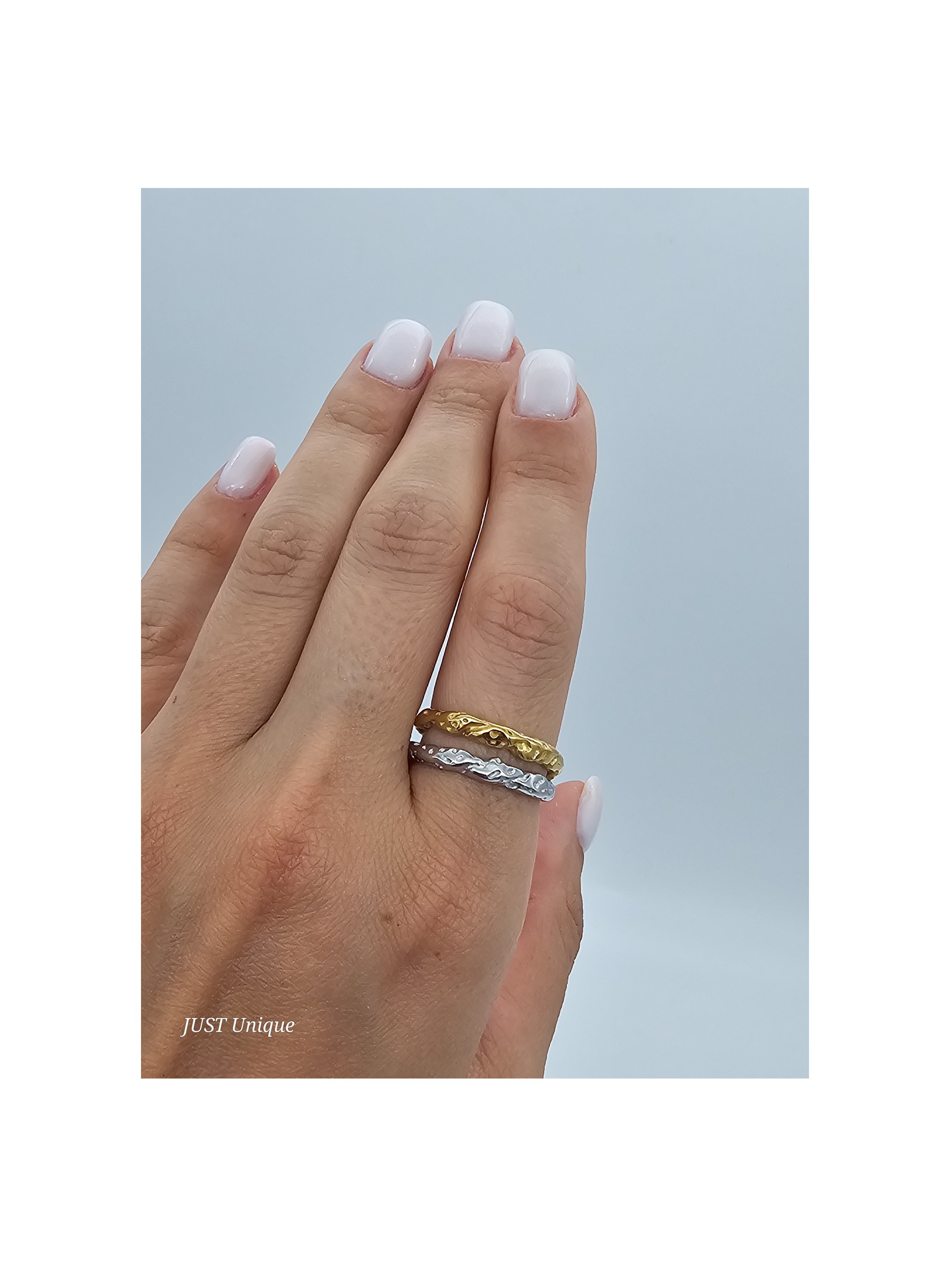 Δαχτυλίδι Ilia δίχρωμο