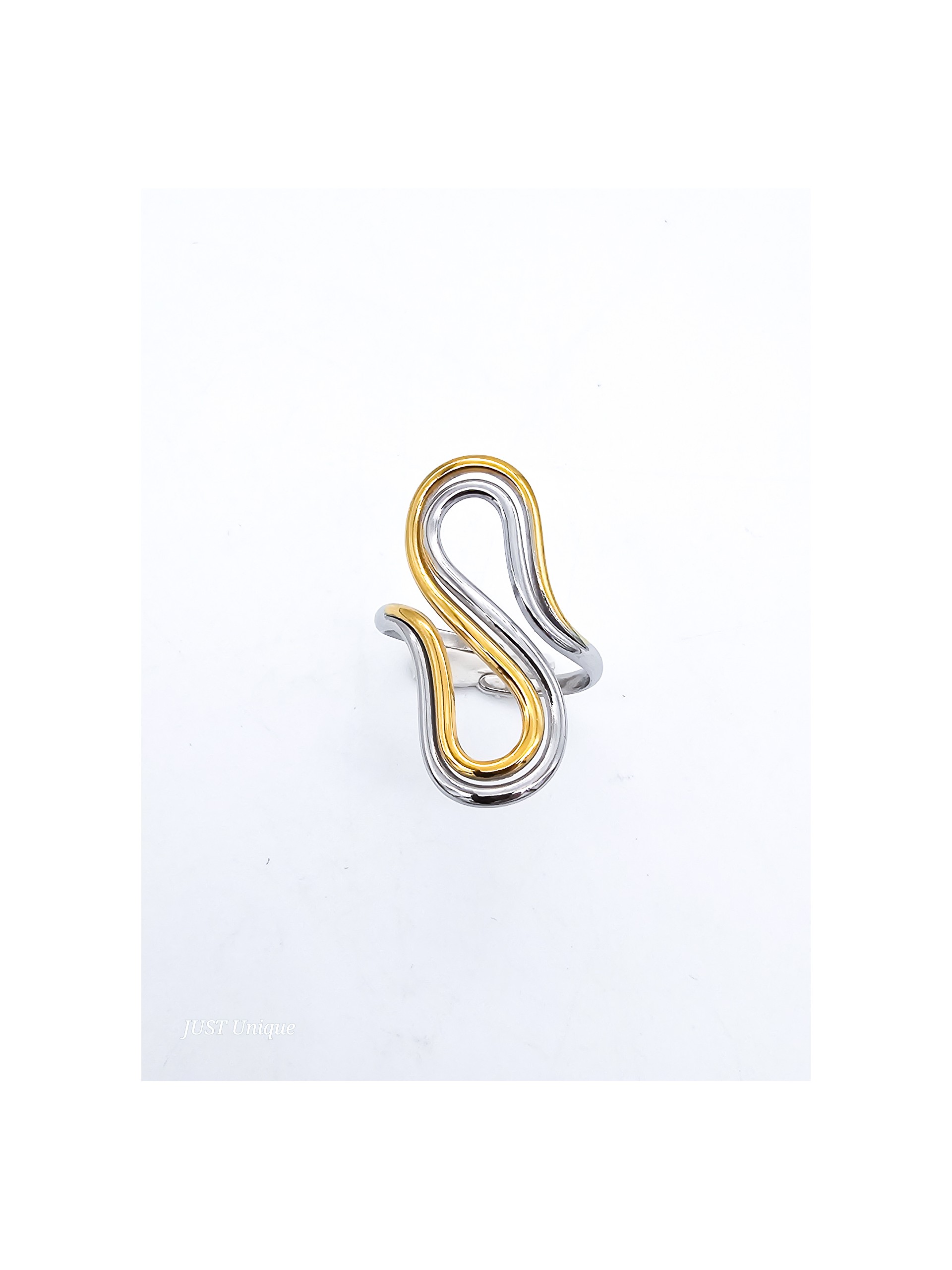 Δαχτυλίδι Sandy δίχρωμο