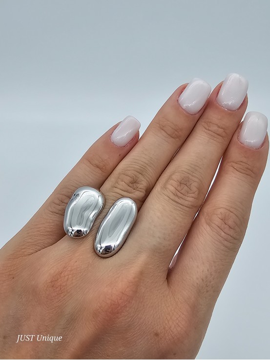 Δαχτυλίδι Rozalida ασημί