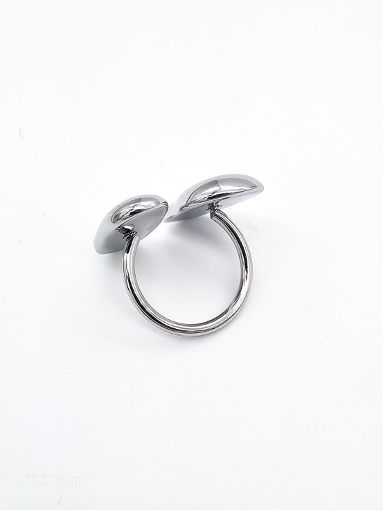 Δαχτυλίδι Rozalida ασημί