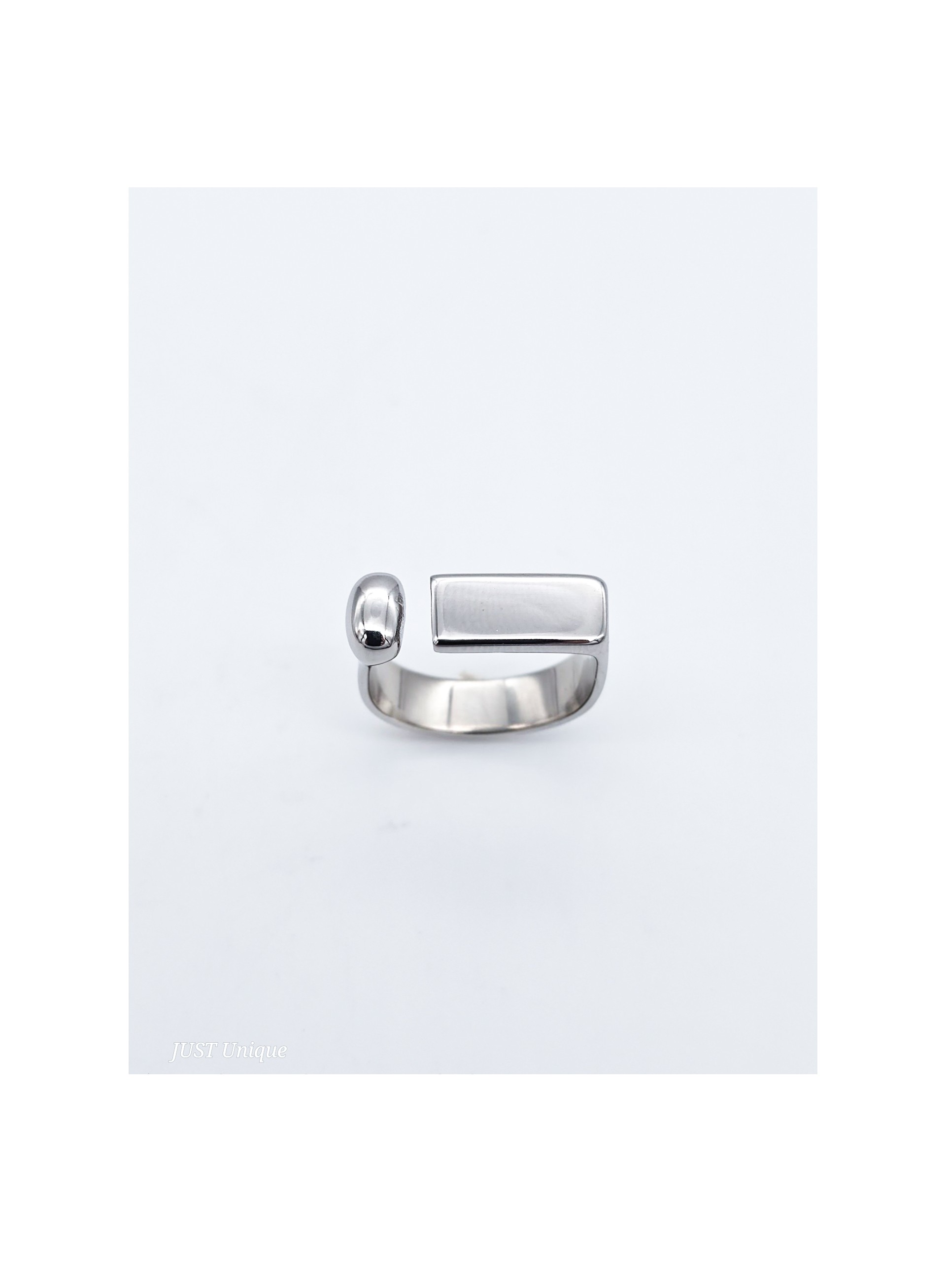 Δαχτυλίδι Stop ασημί