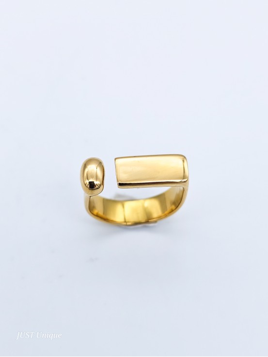 Δαχτυλίδι Stop χρυσό