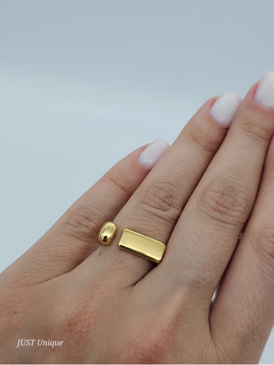 Δαχτυλίδι Stop χρυσό