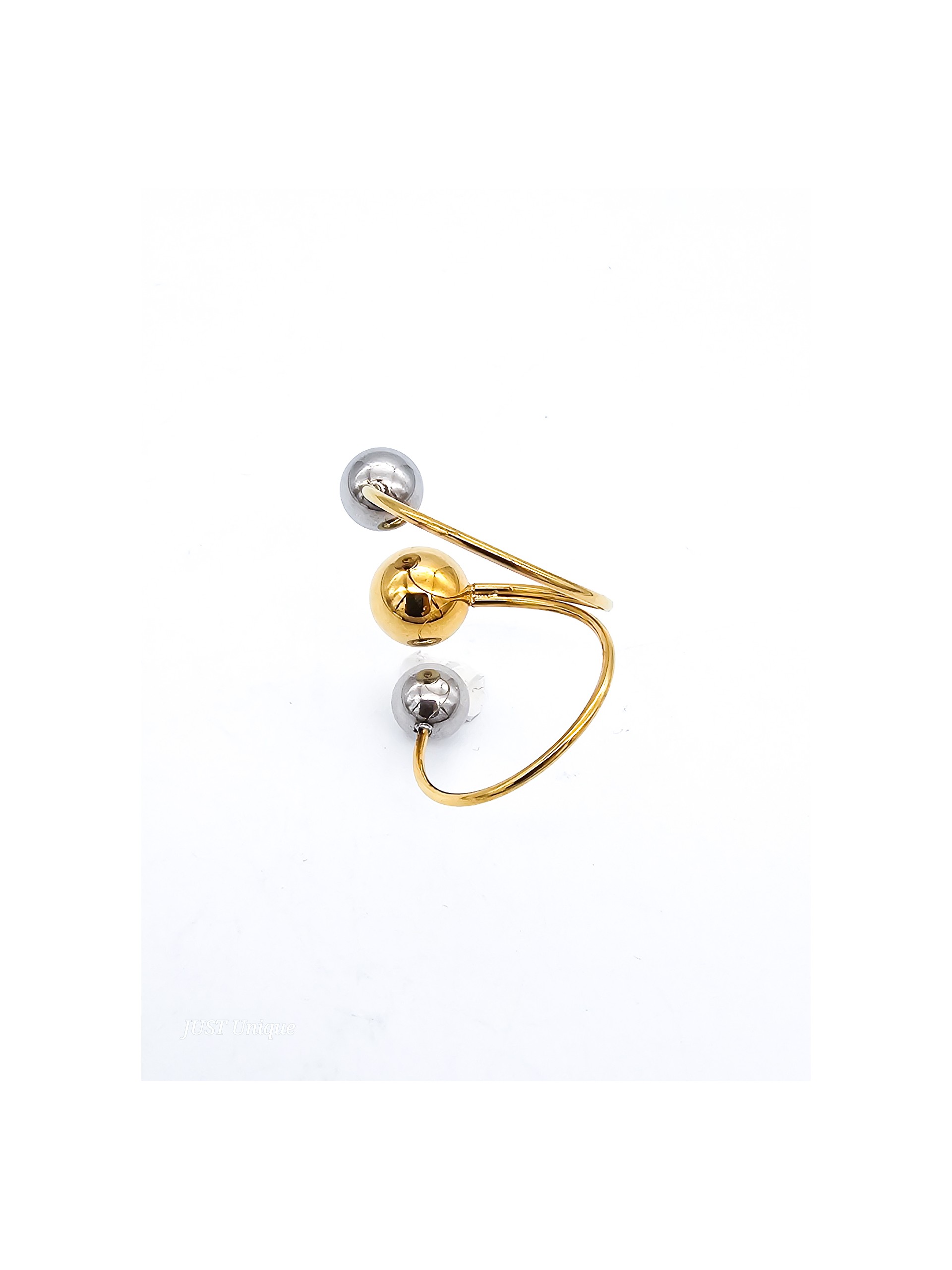 Δαχτυλίδι Flexible δίχρωμο