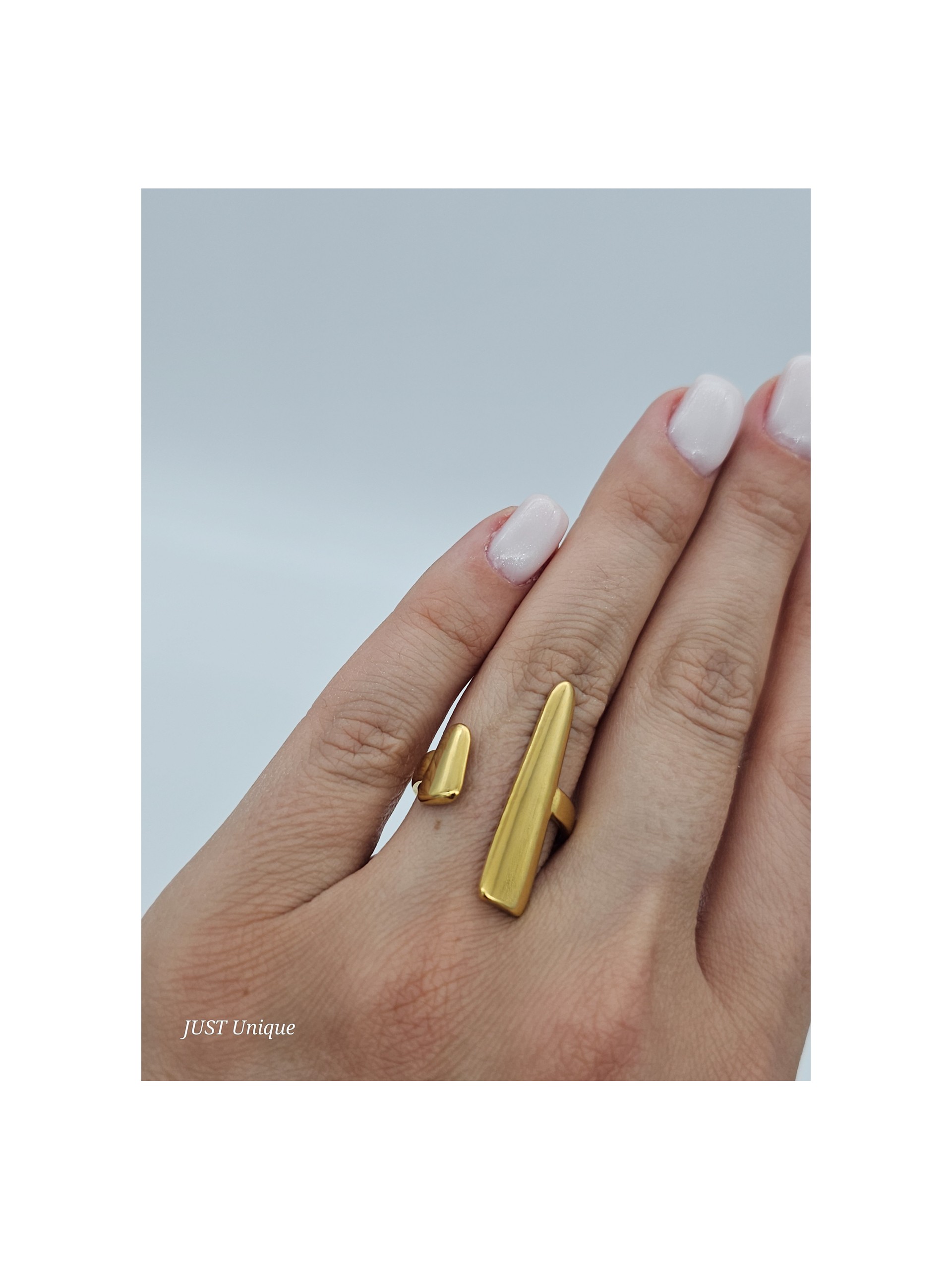 Δαχτυλίδι  Arrow χρυσό