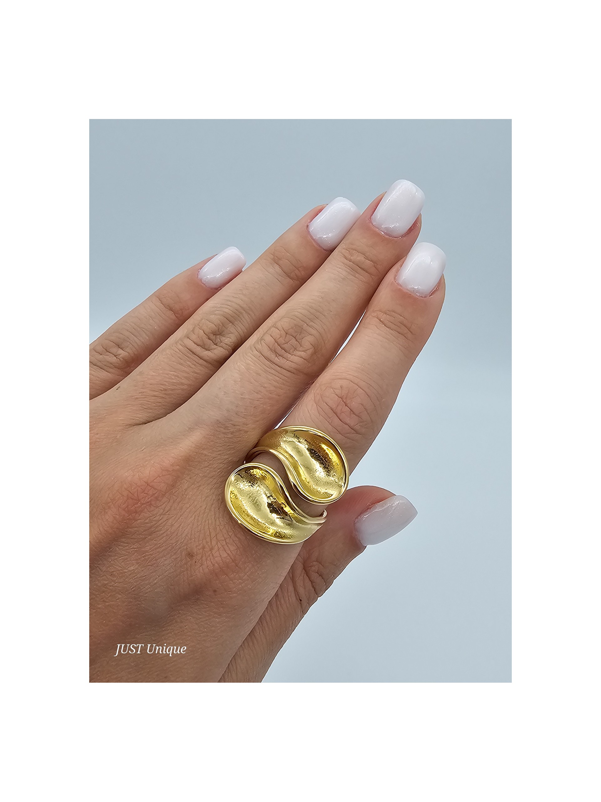 Δαχτυλίδι Twisters χρυσό