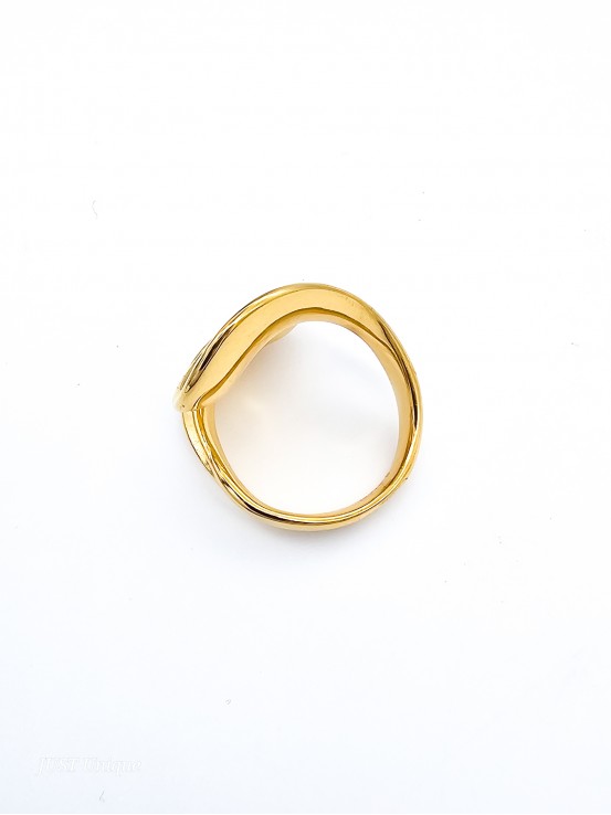 Δαχτυλίδι Twisters χρυσό