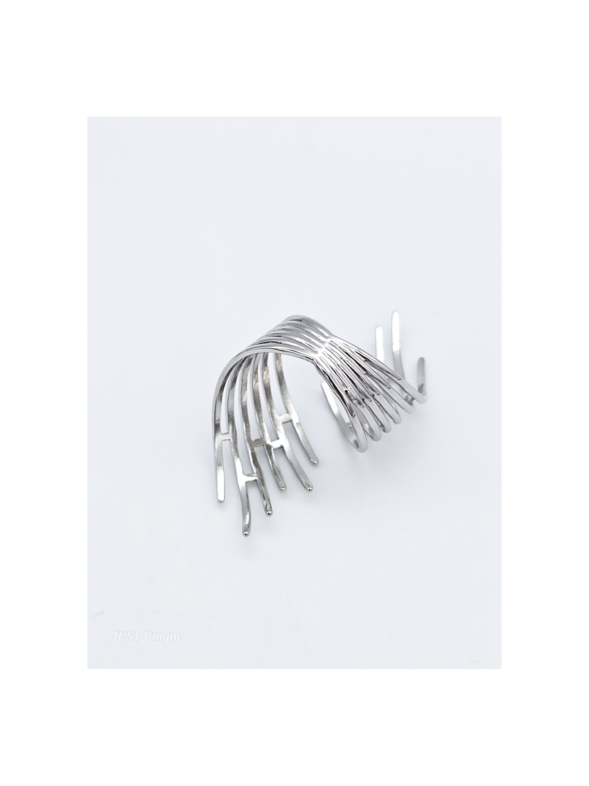 Δαχτυλίδι Fan ασημί