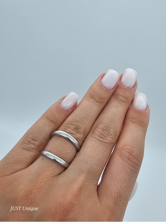 Δαχτυλίδι Matte Line ασημί