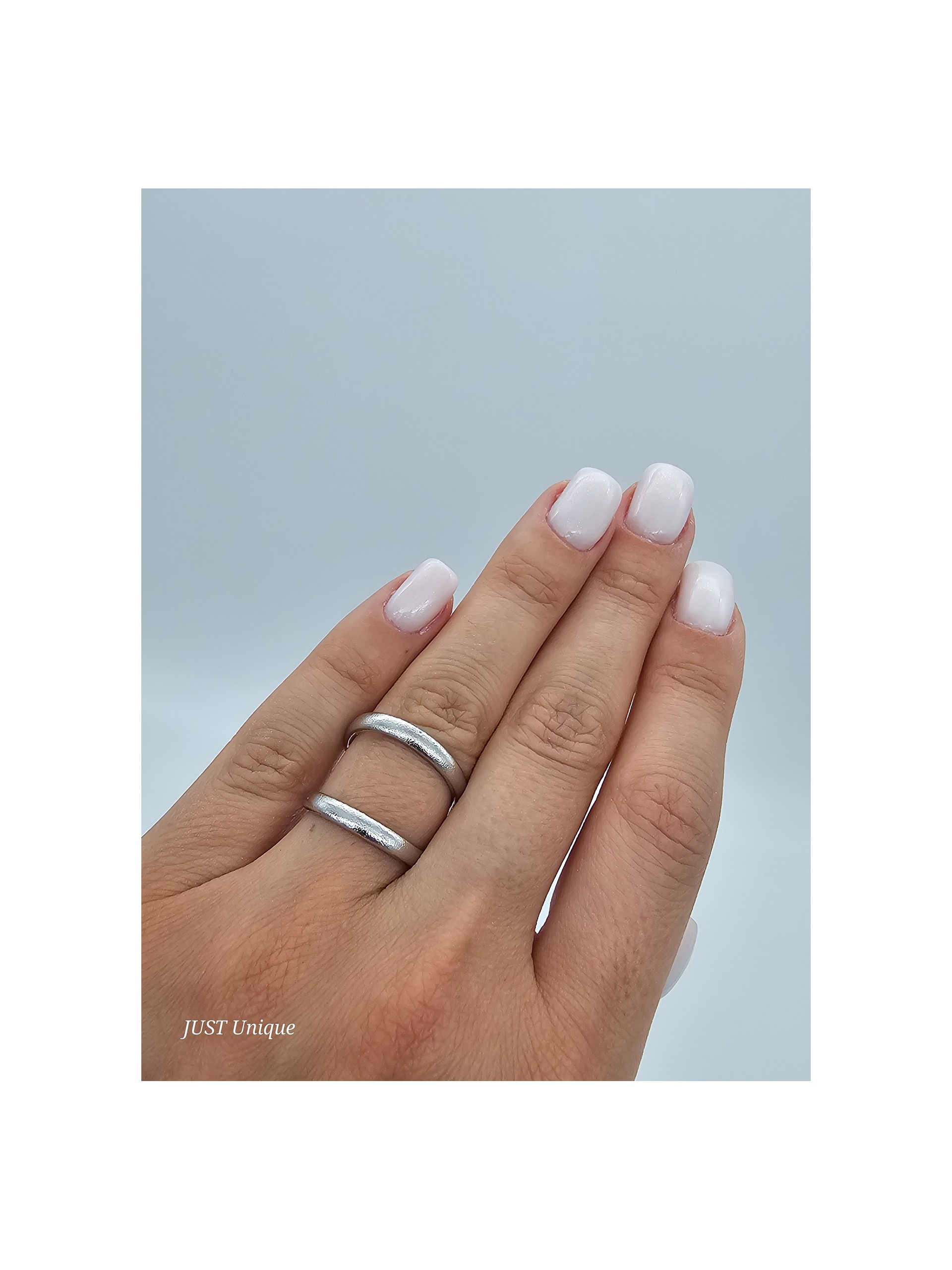 Δαχτυλίδι Matte Line ασημί