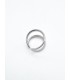 Δαχτυλίδι Matte Line ασημί