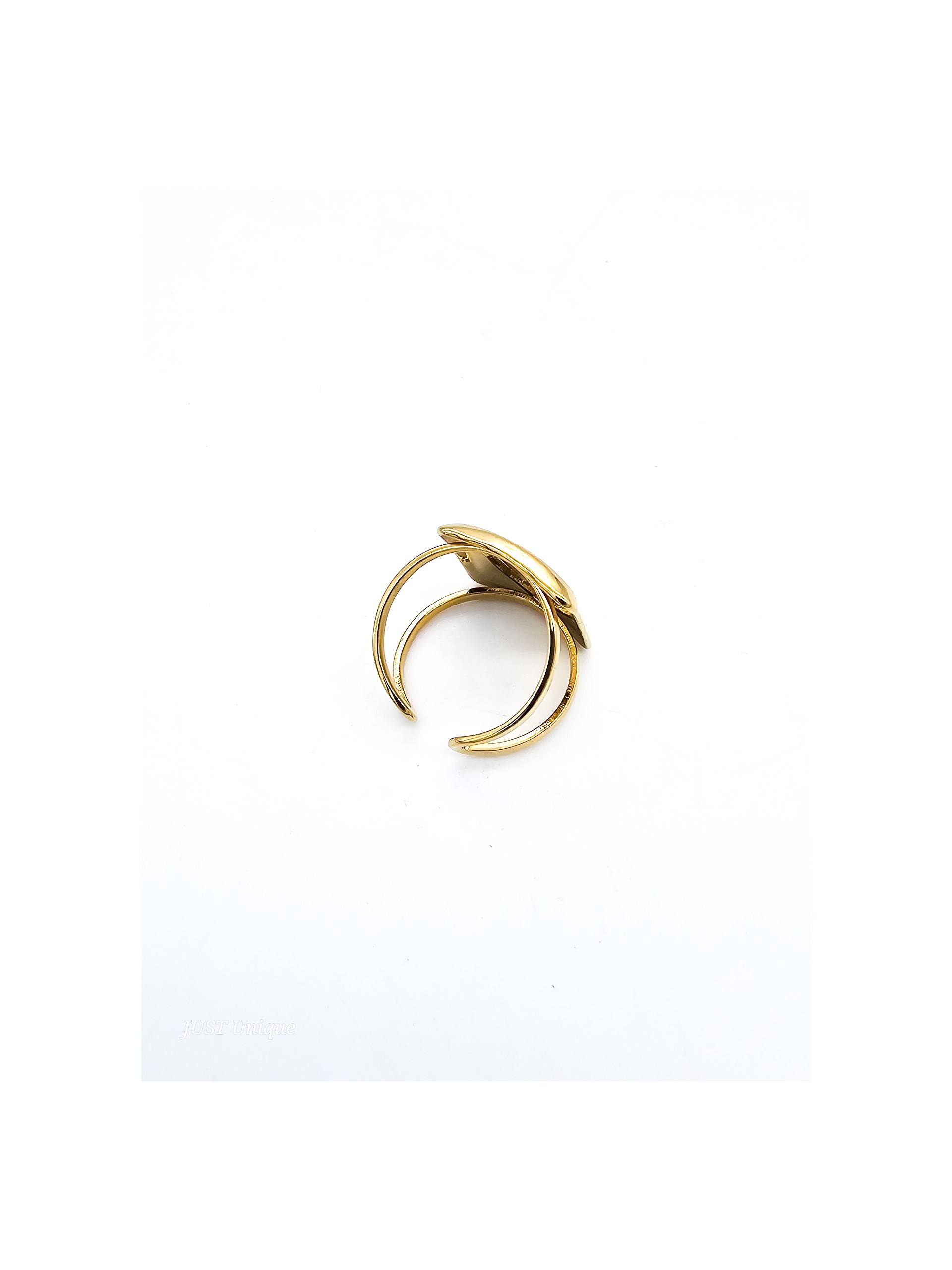 Δαχτυλίδι Matte Square χρυσό