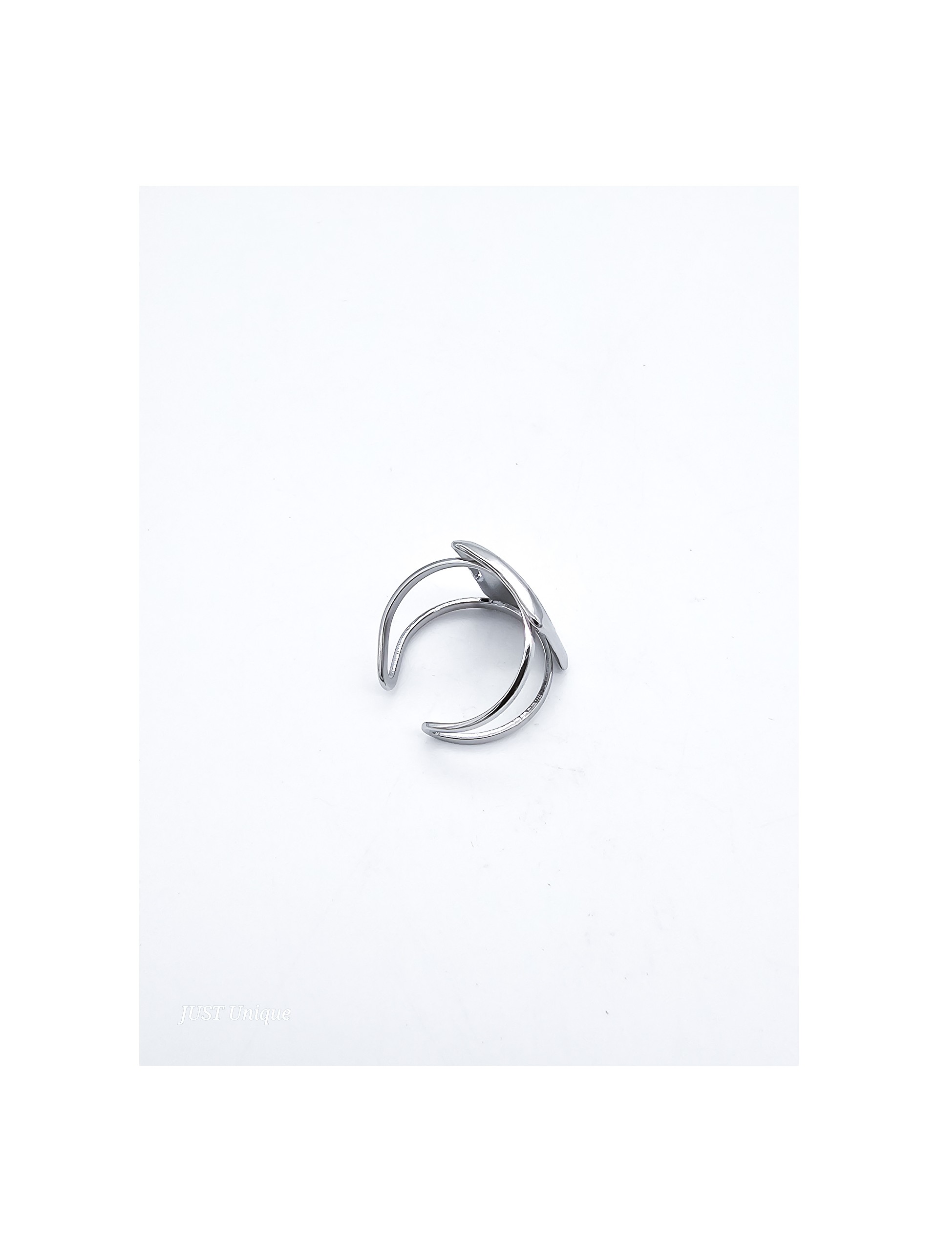 Δαχτυλίδι Matte Square ασημί