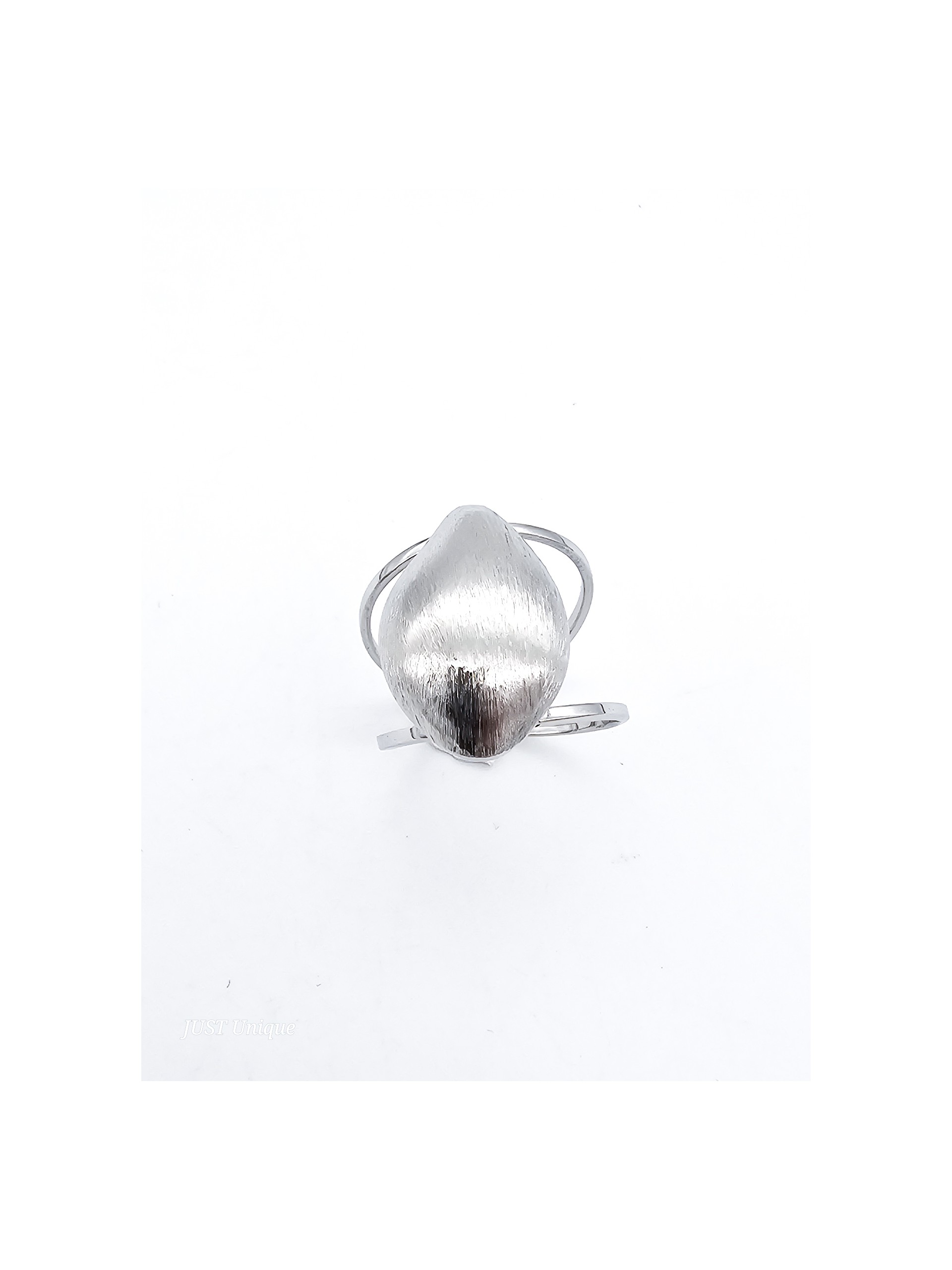 Δαχτυλίδι Matte Shell ασημί