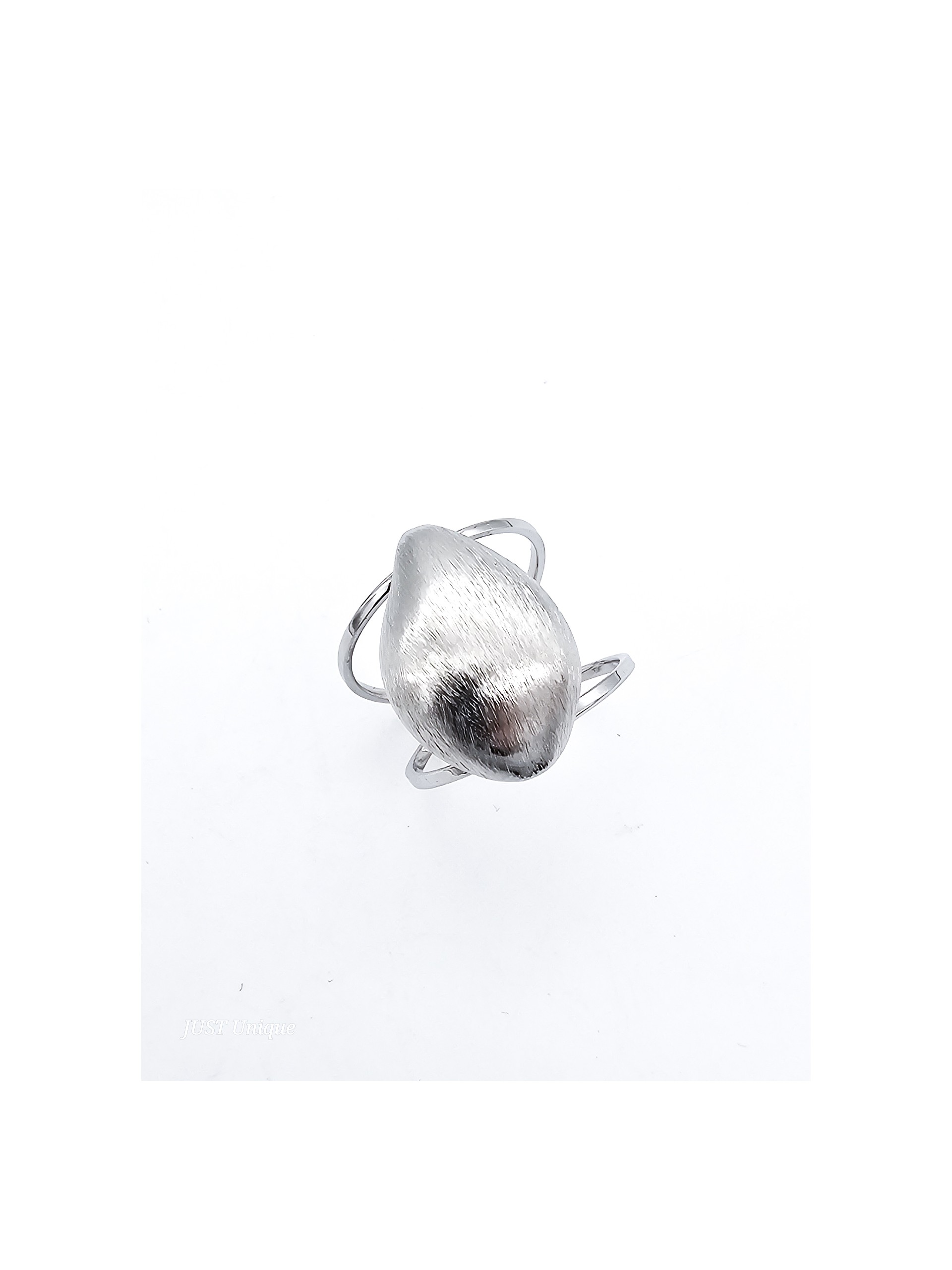 Δαχτυλίδι Matte Shell ασημί