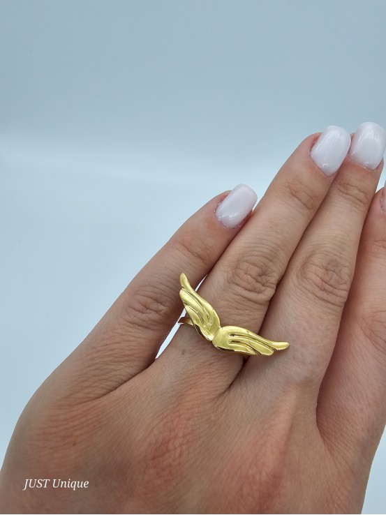 Δαχτυλίδι Wings χρυσό