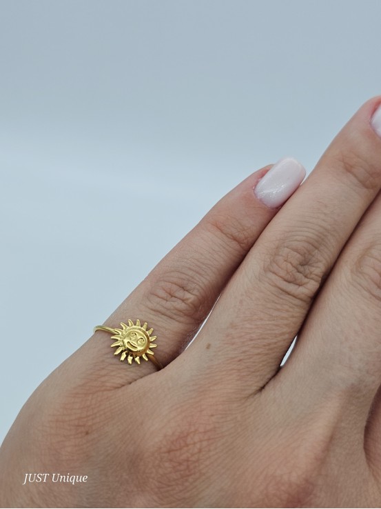 Δαχτυλίδι Happy Sun χρυσό