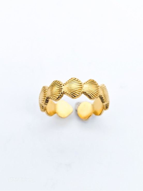 Δαχτυλίδι Mini Shells χρυσό
