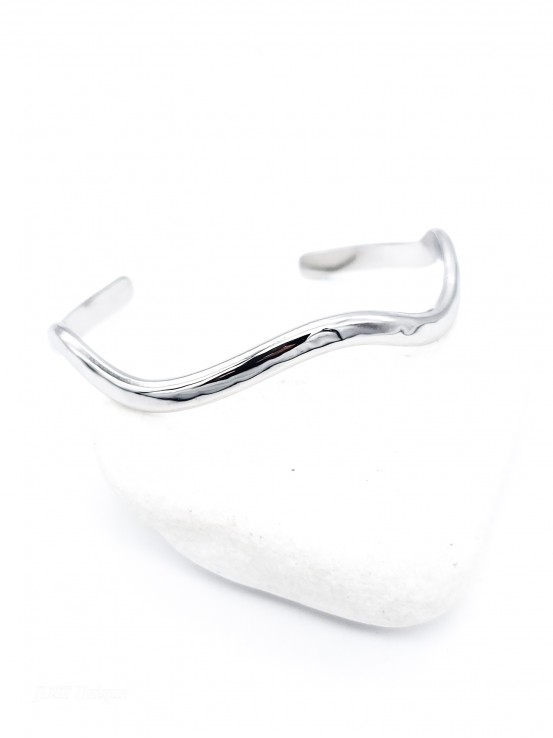 Χειροπέδα Waft ασημί