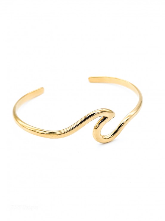 Χειροπέδα Κύμα χρυσή