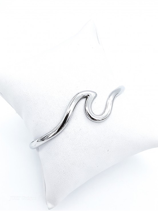 Χειροπέδα Κύμα ασημί