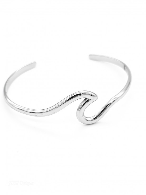 Χειροπέδα Κύμα ασημί