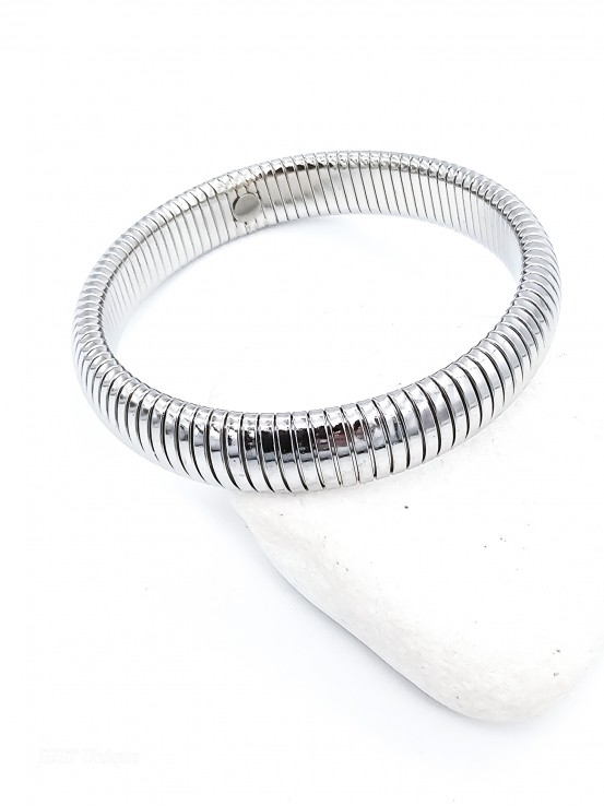 Χειροπέδα Elastic ασημί