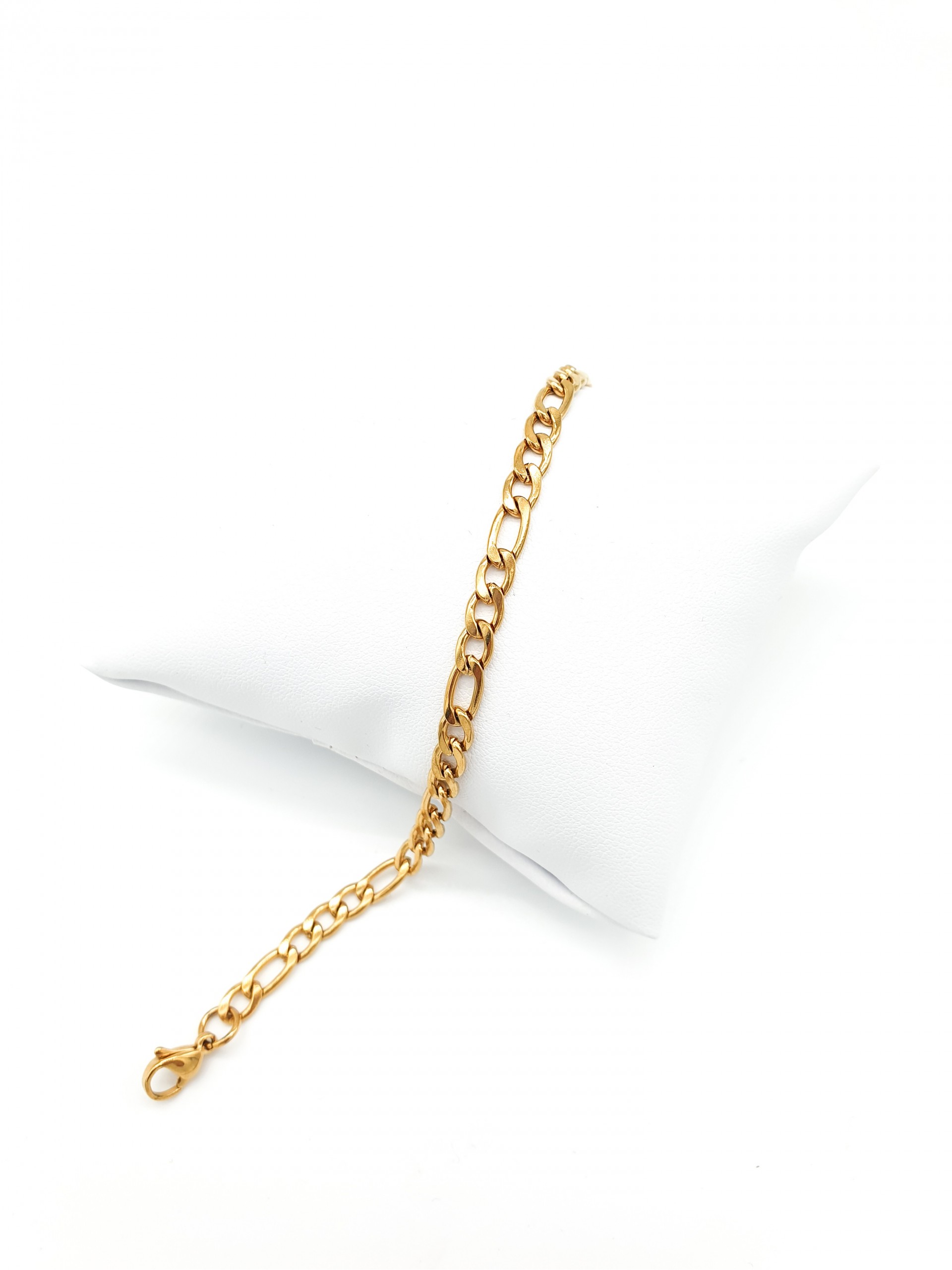 Βραχιόλι καδένα οβάλ 40mm χρυσό