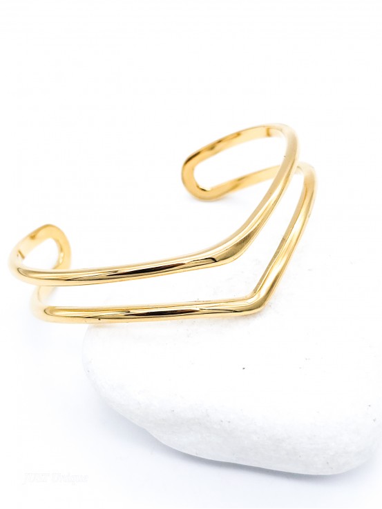 Χειροπέδα Arc χρυσή