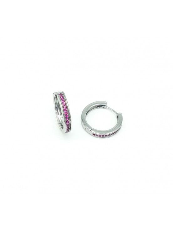 Σκουλαρίκια Ear Hoops pink hook