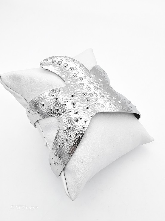 Χειροπέδα Starfish ασημί