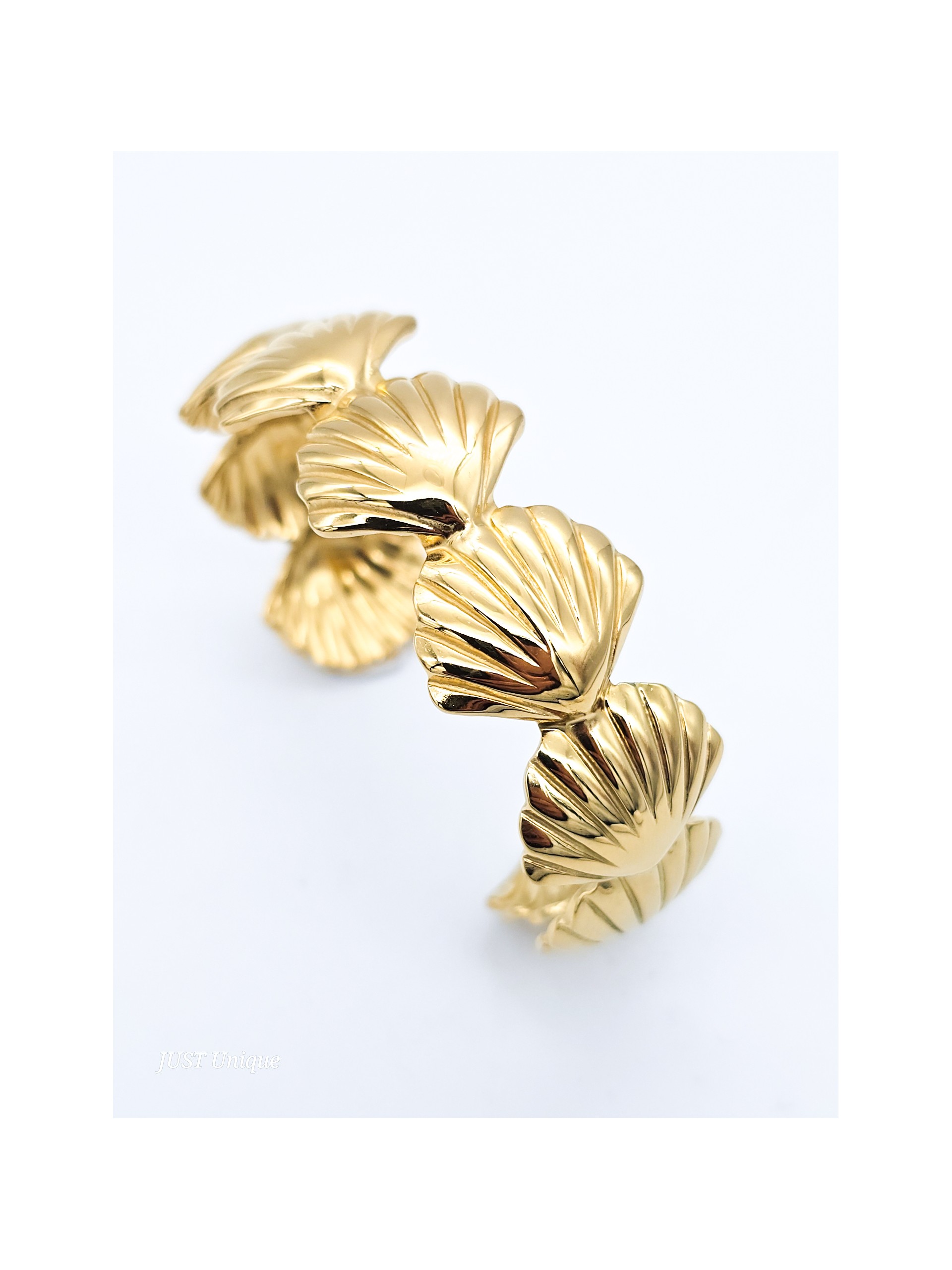 Χειροπέδα Clam χρυσή