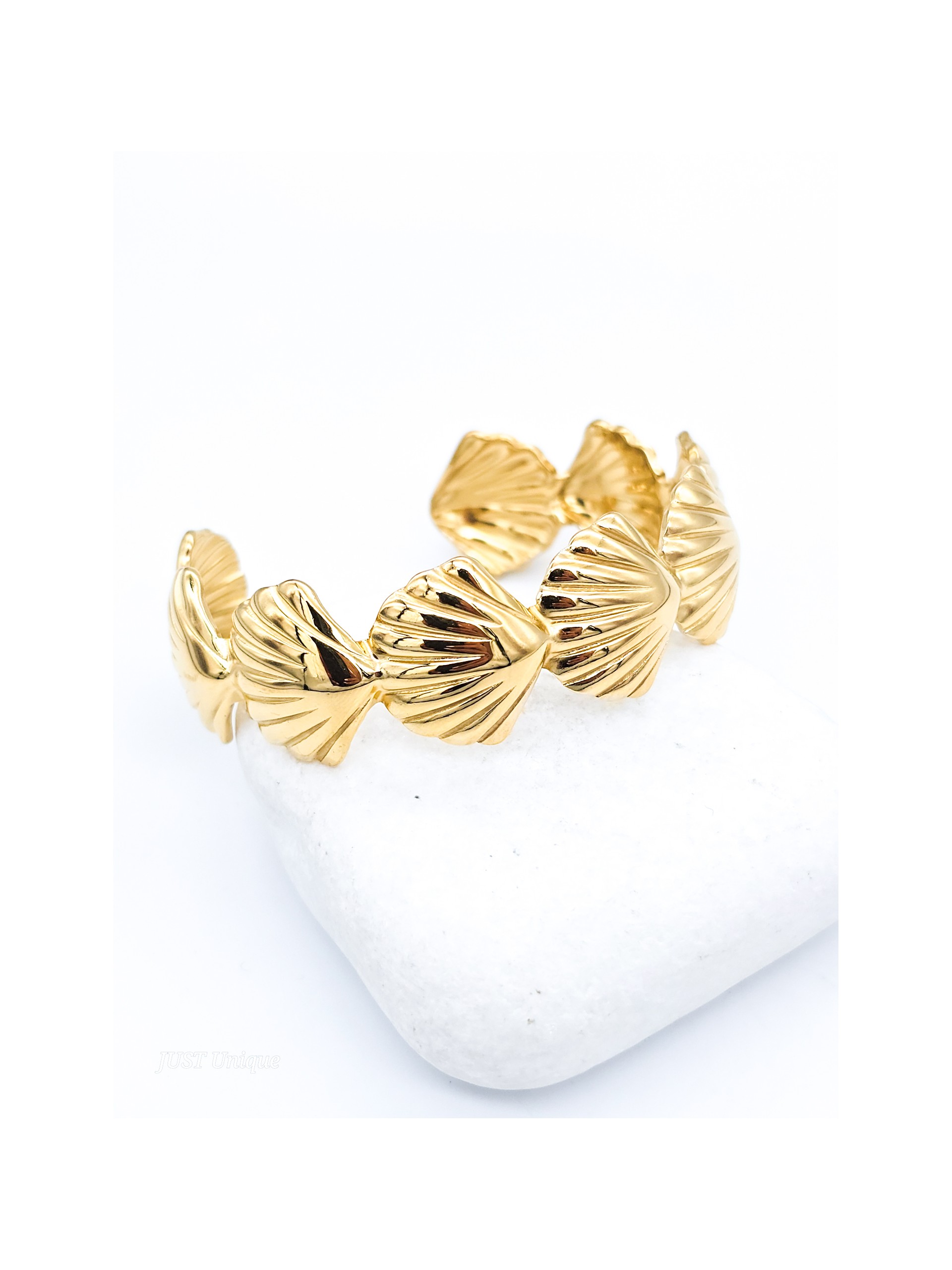 Χειροπέδα Clam χρυσή