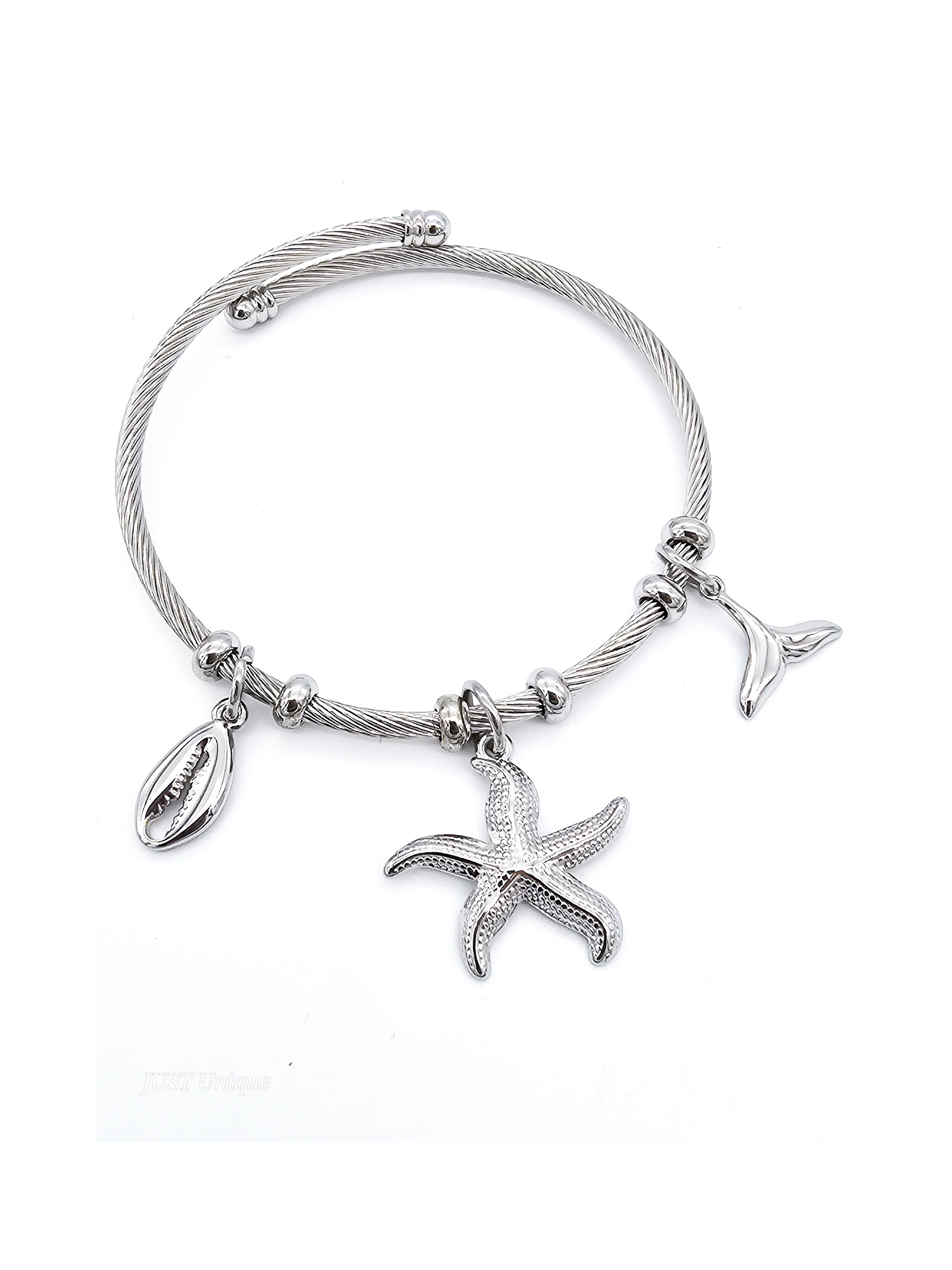 Χειροπέδα Sea  ασημί