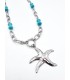 Κολιέ Asterias ασημί