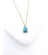 Κολιέ Turquoise Tear  χρυσό