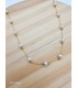 Κολιέ Μini Pearl Balls χρυσό