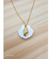 Κολιέ Natural Shell χρυσό