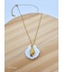 Κολιέ Natural Shell χρυσό