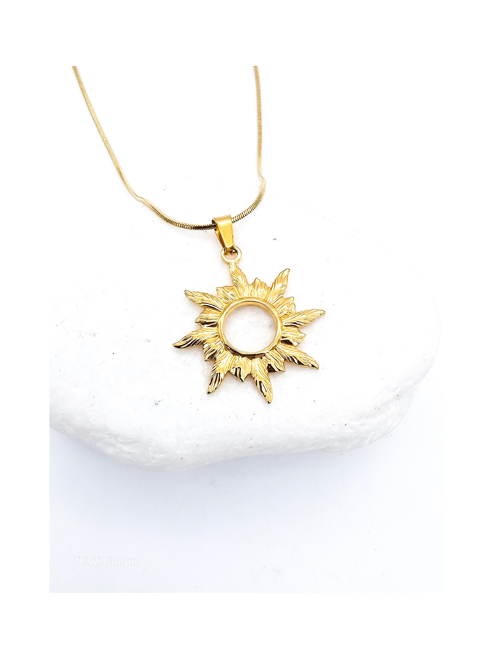 Κολιέ Ηλιος χρυσό