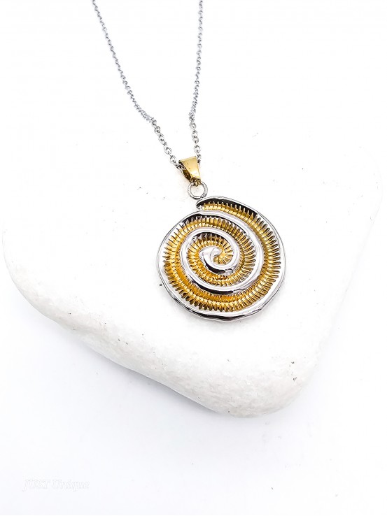 Κολιέ Sea ​​Snail δίχρωμο