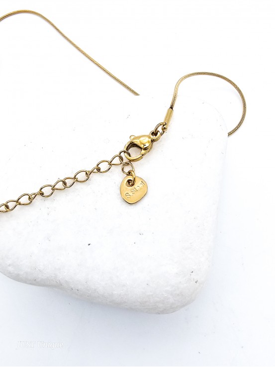 Κολιέ Love δίχρωμο