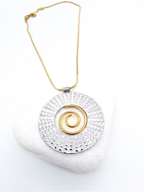 Κολιέ Knossos δίχρωμο