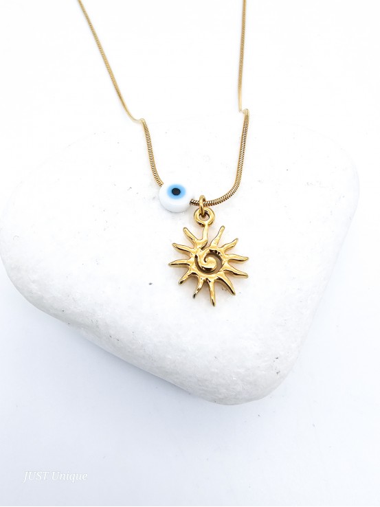 Κολιέ Mini Summer Sun χρυσό
